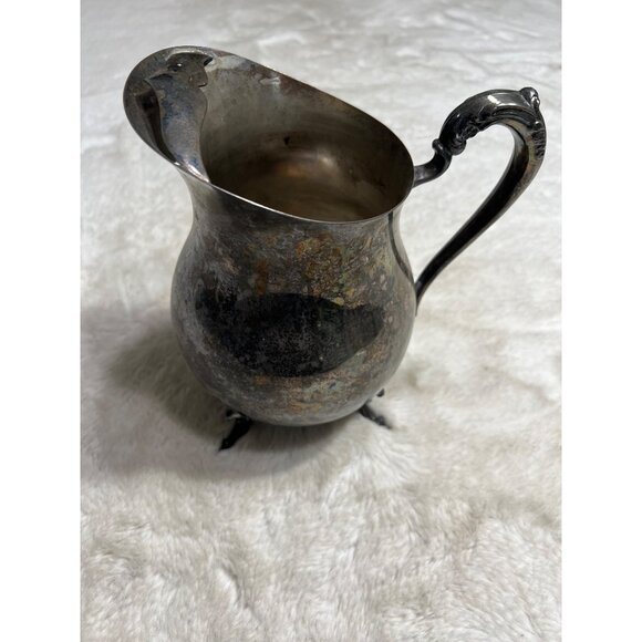 FB Rogers Silver Plated Footed beverage Creamer Pitcher - Picture 2 of 10